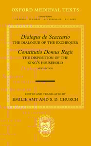 Dialogus de Scaccario, and Constitutio Domus Regis