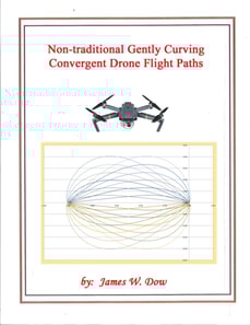 Non-traditional Gently Curving Convergent Drone Flight Paths