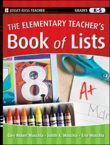 Elementary Teacher's Book of Lists