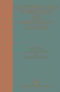 Introduction to Efficiency and Productivity Analysis