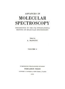 Advances in Molecular Spectroscopy