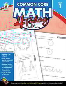 Common Core Math 4 Today, Grade 1