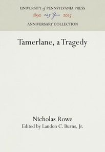 Tamerlane, a Tragedy