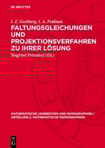 Faltungsgleichungen und Projektionsverfahren zu ihrer Lösung