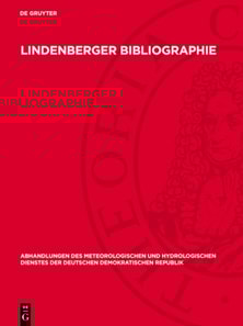 Lindenberger Bibliographie