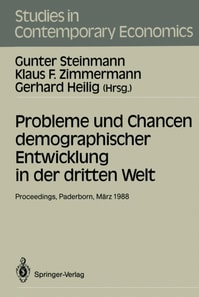 Probleme und Chancen demographischer Entwicklung in der dritten Welt
