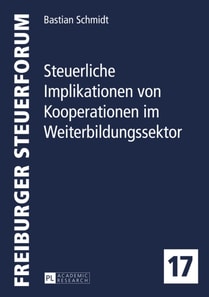 Steuerliche Implikationen von Kooperationen im Weiterbildungssektor