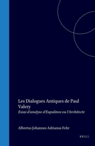 Dialogues antiques de Paul Valery