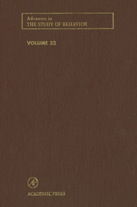 Advances in the Study of Behavior