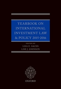 Yearbook on International Investment Law & Policy 2015-2016