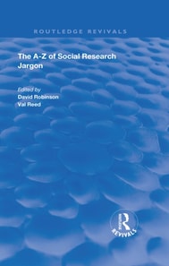 A-Z of Social Research Jargon