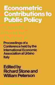 Econometric Contributions to Public Policy