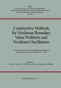 Constructive Methods for Nonlinear Boundary Value Problems and Nonlinear Oscillations