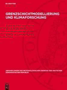 Grenzschichtmodellierung und Klimaforschung
