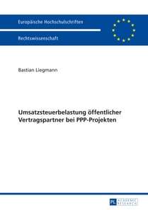 Umsatzsteuerbelastung oeffentlicher Vertragspartner bei PPP-Projekten