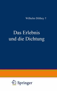 Das Erlebnis und die Dichtung
