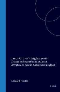 Janus Gruter's English years