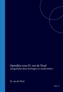 Opstellen voor H. van de Waal
