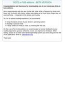 Missing Entrepreneurs 2015 Policies for Self-employment and Entrepreneurship