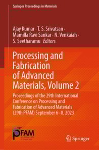 Processing and Fabrication of Advanced Materials, Volume 2