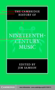 Cambridge History of Nineteenth-Century Music