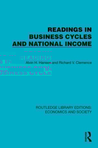 Readings in Business Cycles and National Income