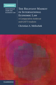Relevant Market in International Economic Law