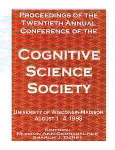 Proceedings of the Twentieth Annual Conference of the Cognitive Science Society