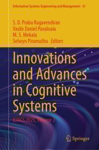 Innovations and Advances in Cognitive Systems