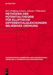 Methoden der Potentialtheorie für elliptische Differentialgleichungen beliebiger Ordnung