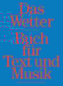 Das Wetter Buch für Text und Musik
