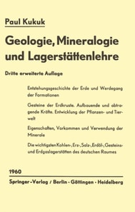 Geologie, Mineralogie und Lagerstättenlehre