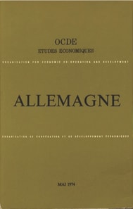 Etudes economiques de l'OCDE : Allemagne 1974