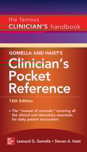 Gomella and Haist's Clinician's Pocket Reference, 12th Edition