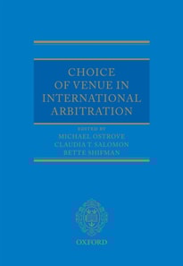Choice of Venue in International Arbitration