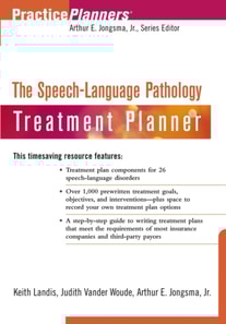 Speech and Language Pathology Treatment Planner