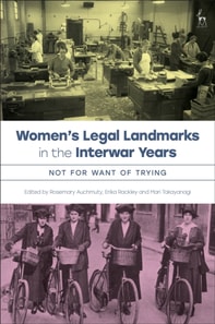 Women s Legal Landmarks in the Interwar Years