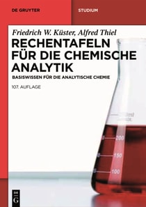 Rechentafeln für die Chemische Analytik