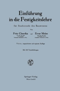 Einführung in die Festigkeitslehre für Studierende des Bauwesens