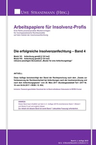 Die erfolgreiche Insolvenzanfechtung – Band 4