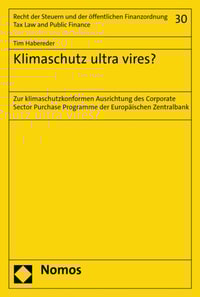 Klimaschutz ultra vires?