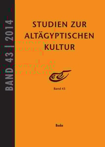 Studien zur Altägyptischen Kultur Band 43