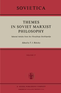 Themes in Soviet Marxist Philosophy