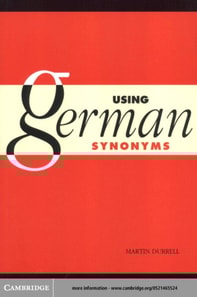 Using German Synonyms