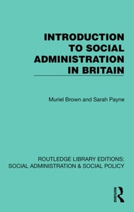 Introduction to Social Administration in Britain