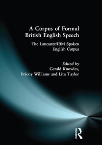 Corpus of Formal British English Speech