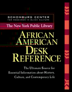 New York Public Library African American Desk Reference