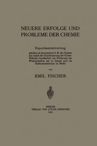 Neuere Erfolge und Probleme Der Chemie