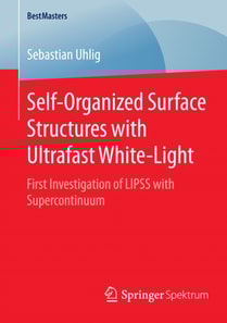Self-Organized Surface Structures with Ultrafast White-Light