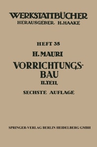 Der Vorrichtungsbau